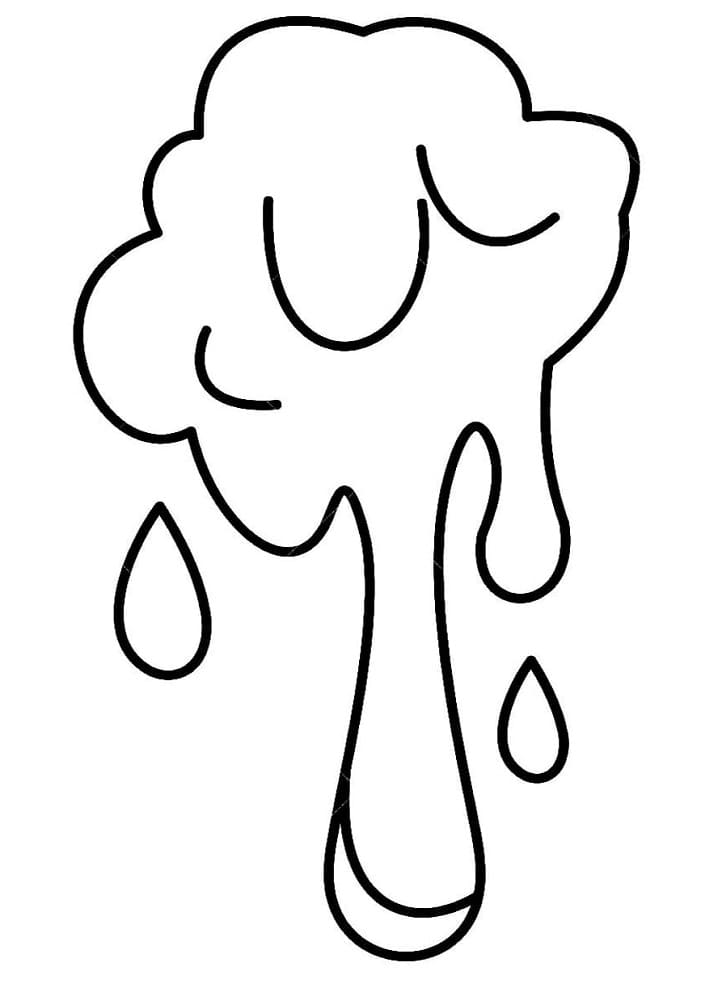 Easy Slime coloring page - Download, Print or Color Online for Free